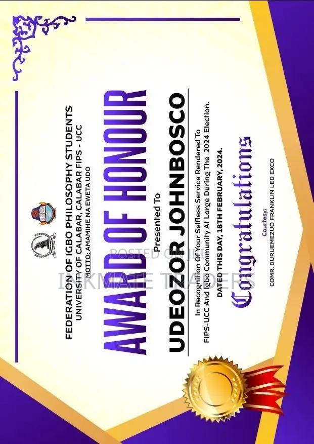 Professional Certificate Printing Services