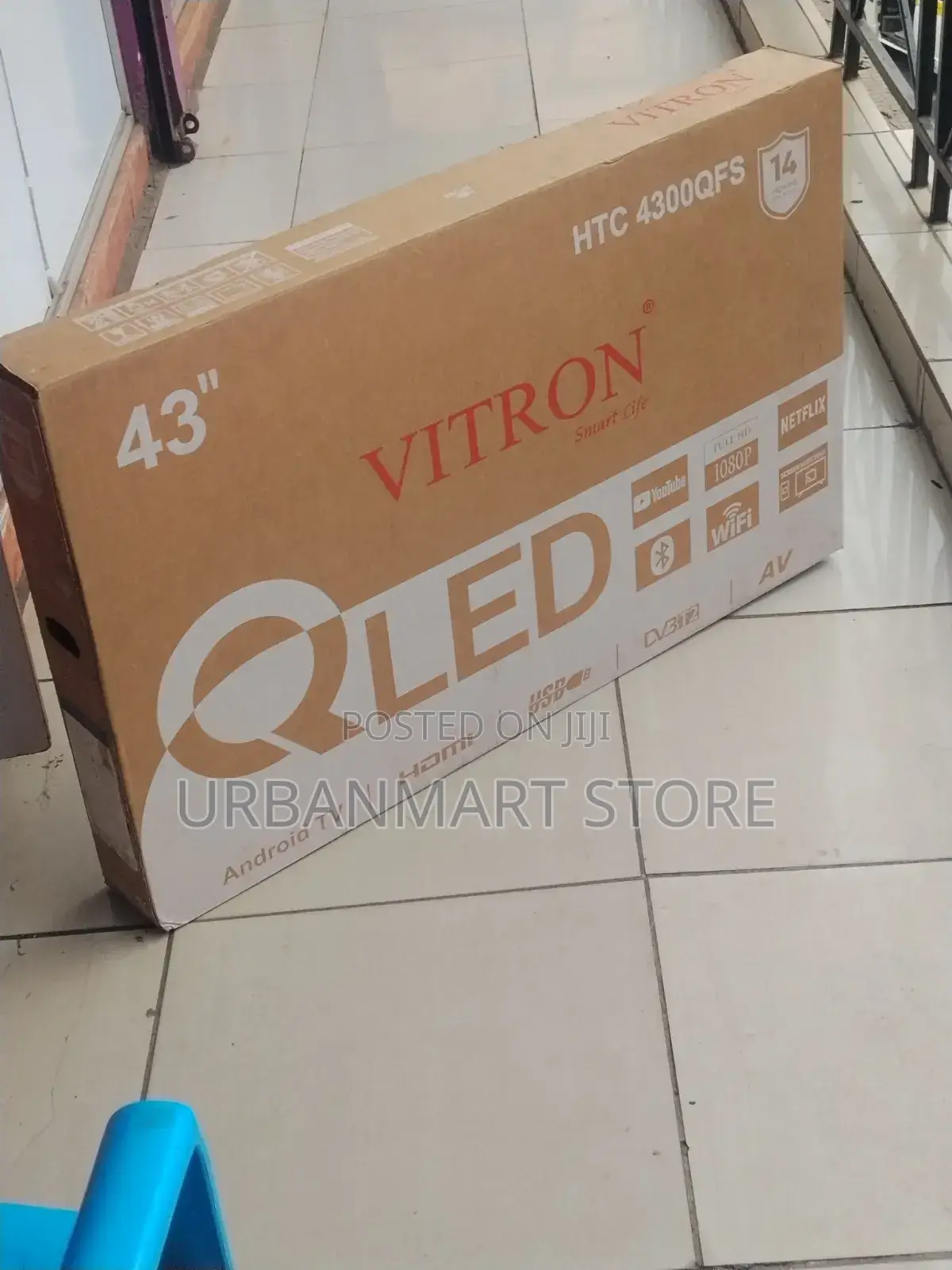 Vitron 43 Inch Qled Smart Tv With Clear Display
