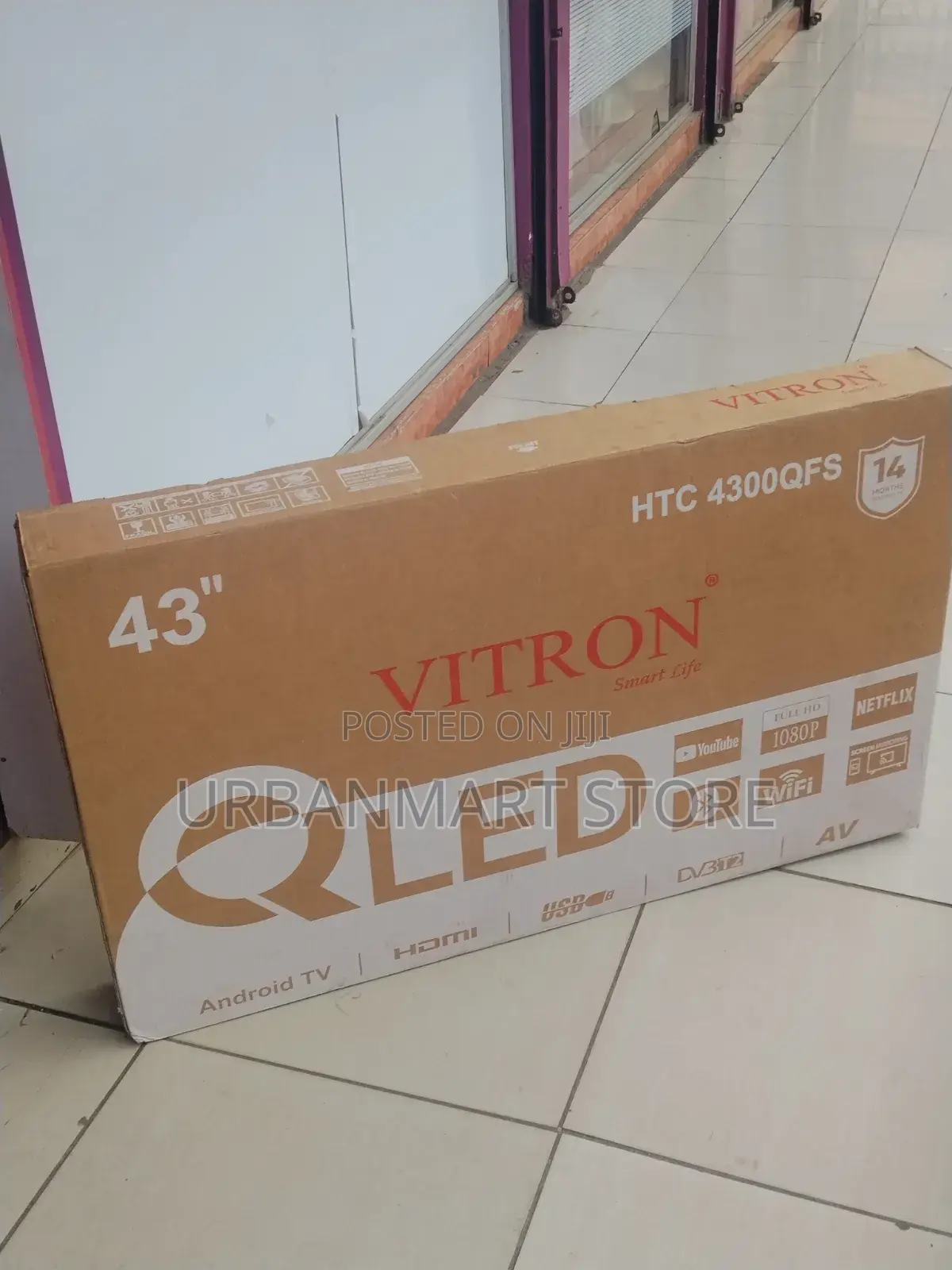 Vitron 43 Inch Frameless Qled Tv