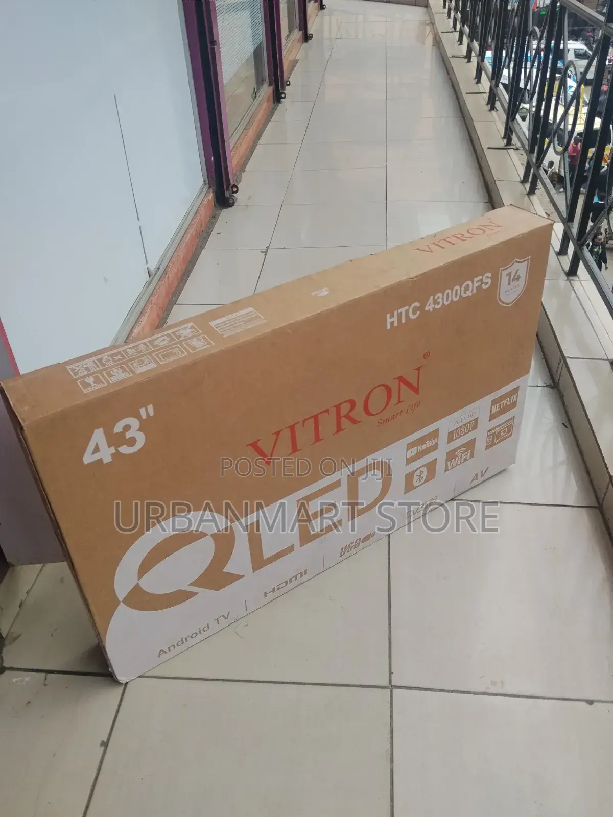 Vitron 43 Inch Frameless Qled Tv