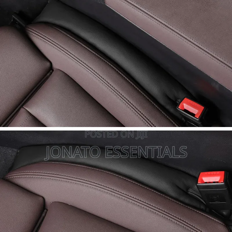 Car Seat Gap Filler Organizer Anti-Drop Padding Black