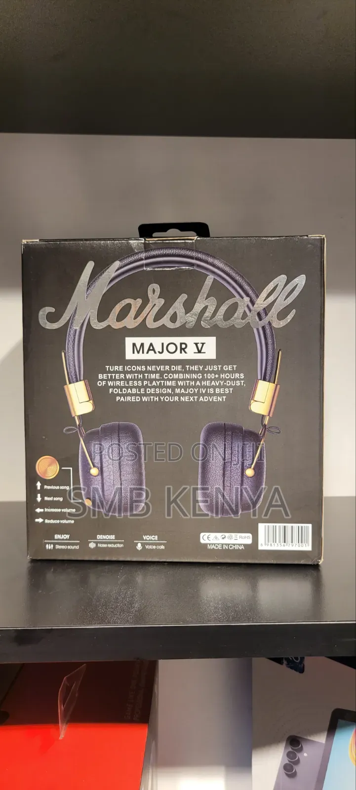 Marshall Major v Wireless Headphones – Premium Sound Comfort