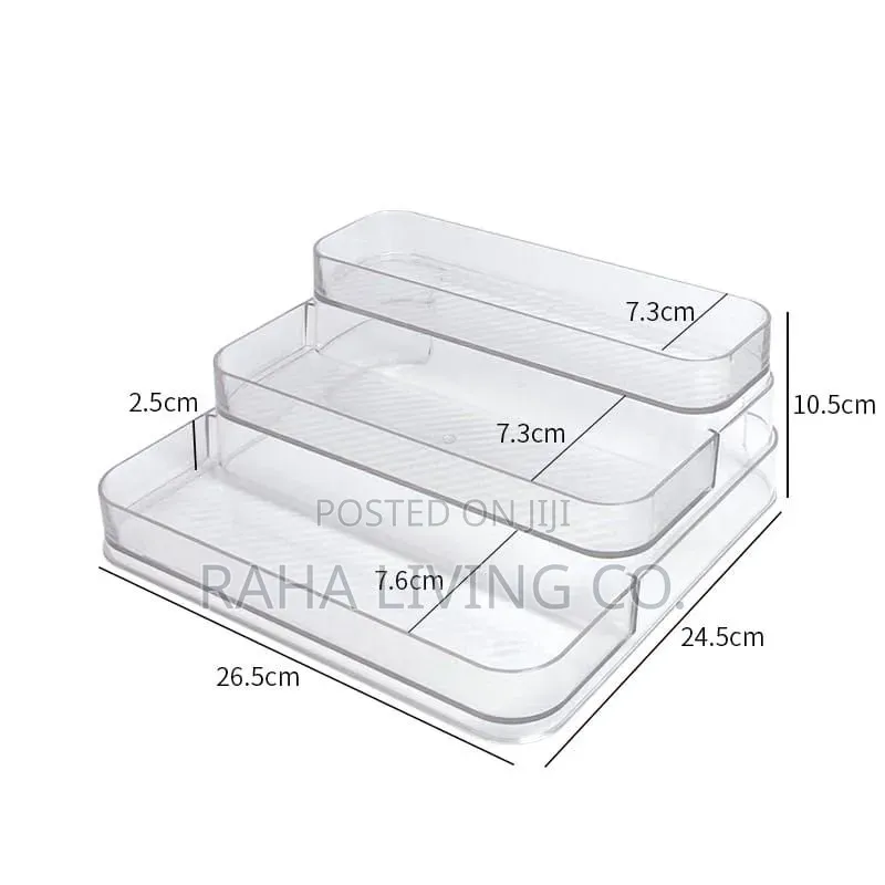 3-Tier Multipurpose Shelf – Cosmetic, Perfume Kitchen Organizer Rack