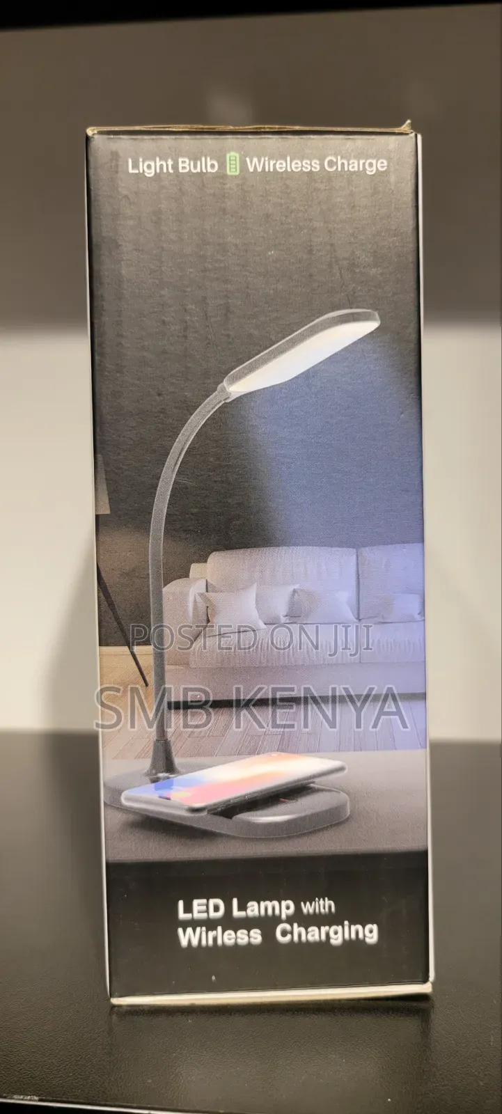Stylish Led Lamp With Wireless Charging For Home And Office Use