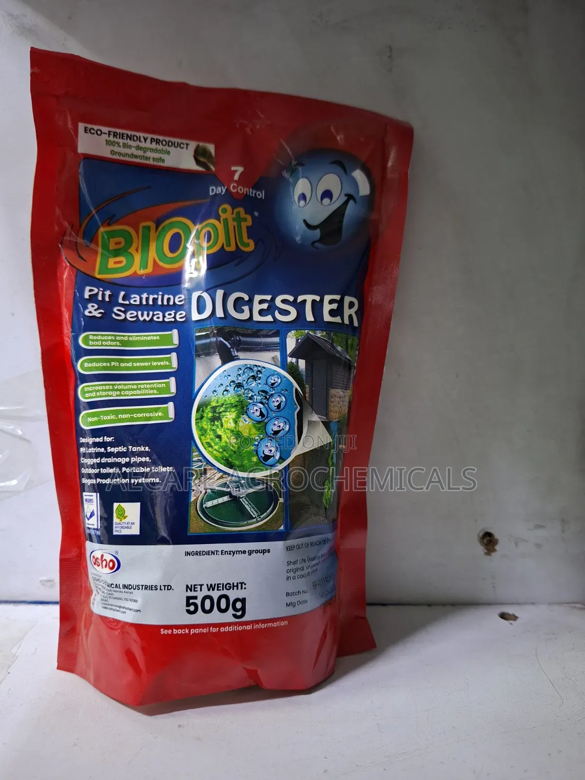 Biopit Pit Latrine and Sewage Digester 500g Osho