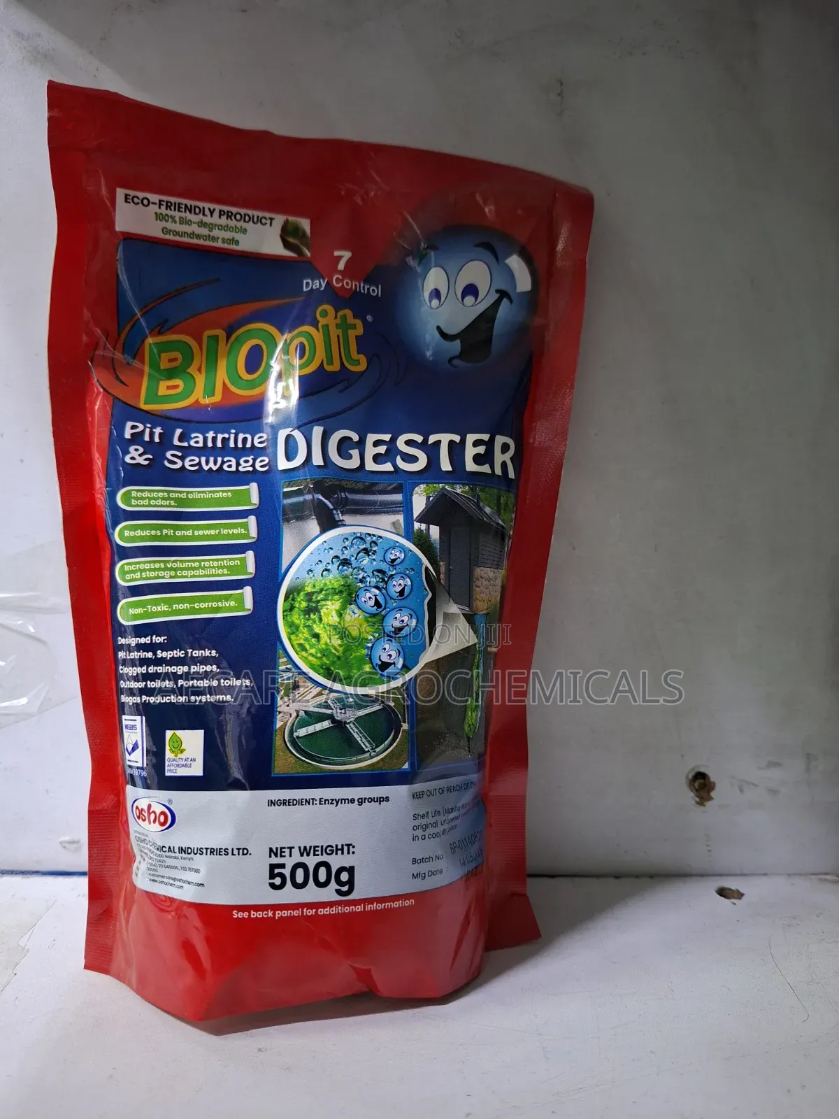 Biopit Pit Latrine and Sewage Digester 500g Osho