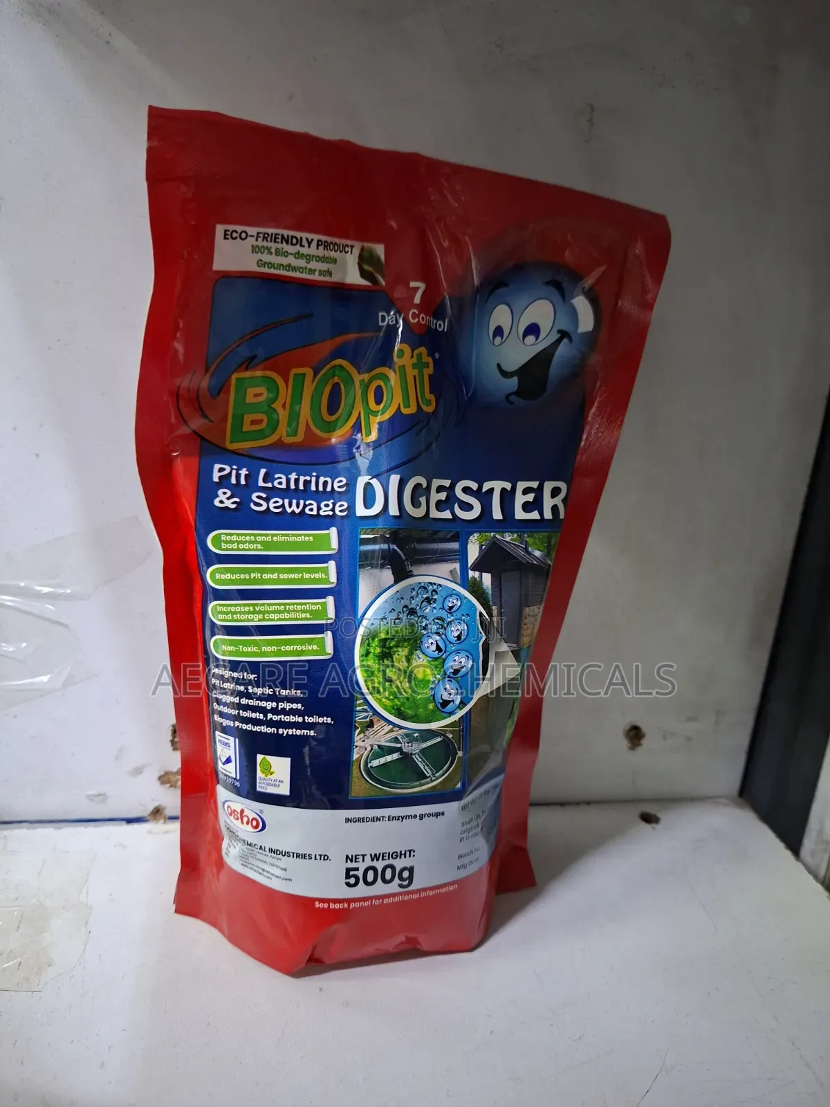 Biopit Pit Latrine and Sewage Digester 500g Osho