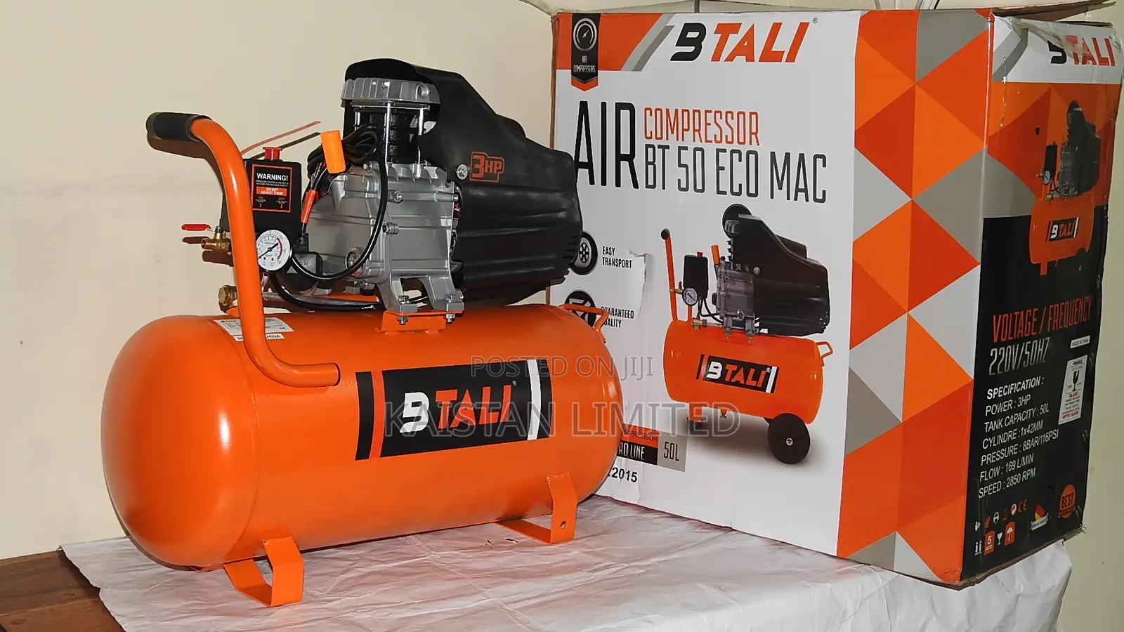 Btali 50-Litre Electric Air Compressor | Heavy Duty Quality Compressor