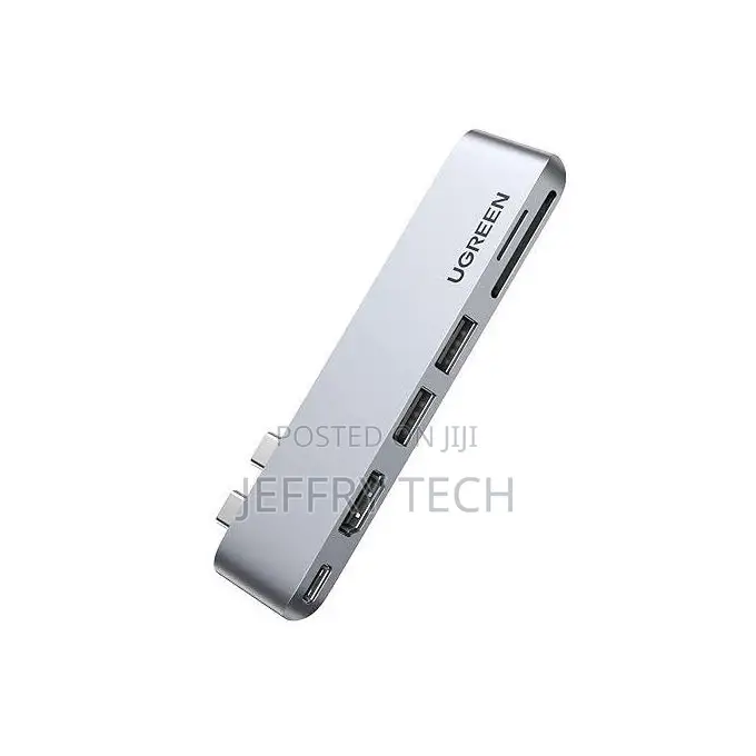 Ugreen Usb-C Hub 6-in-2, Multi-Port Type-C Adapter With Hdmi , Usb 3