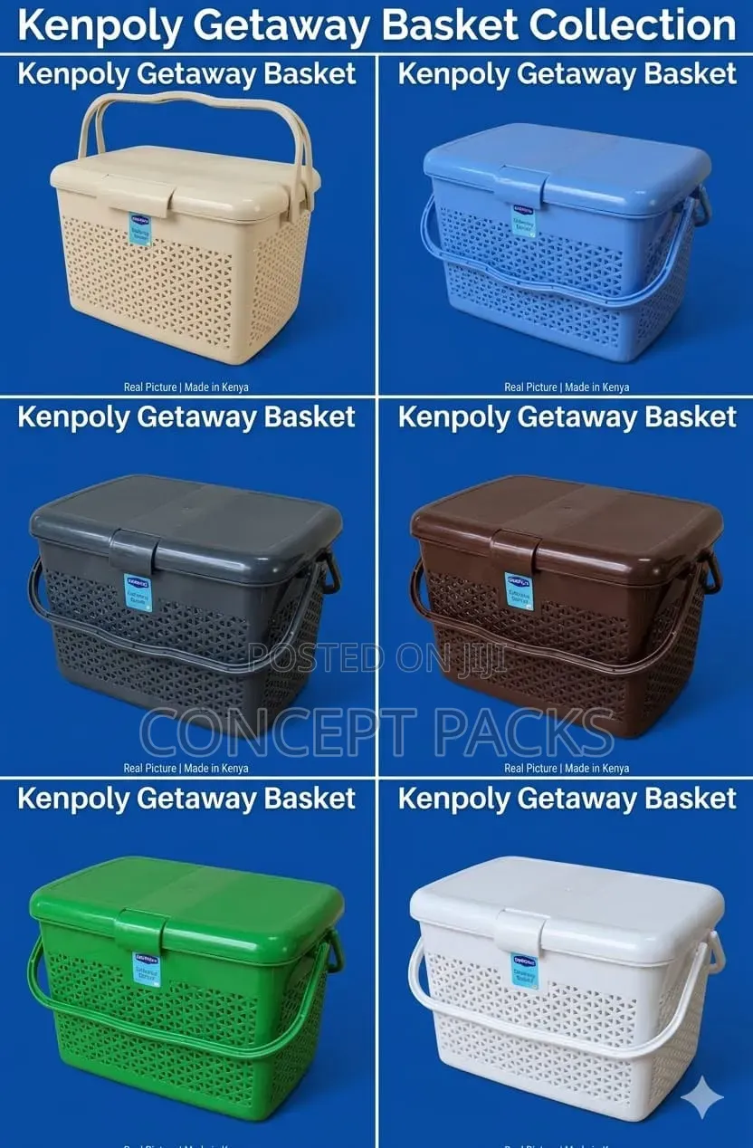 Kenpoly Getaway Basket With Lid