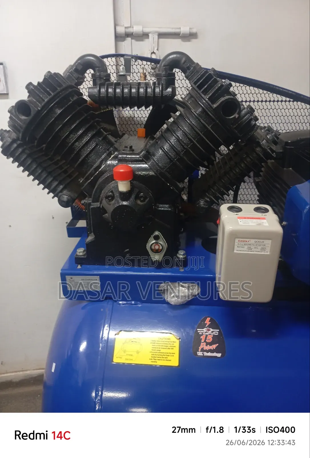 1000l Air Compressor - Tlac Uk Brand