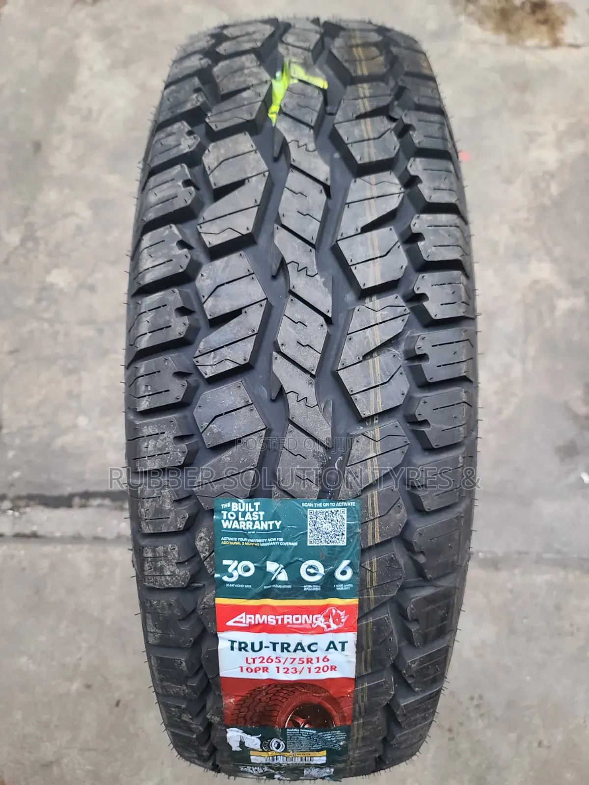Lt 265 /75 R16 Armstrong Tyres 10pr Tru-Trac a/T All-Terrain