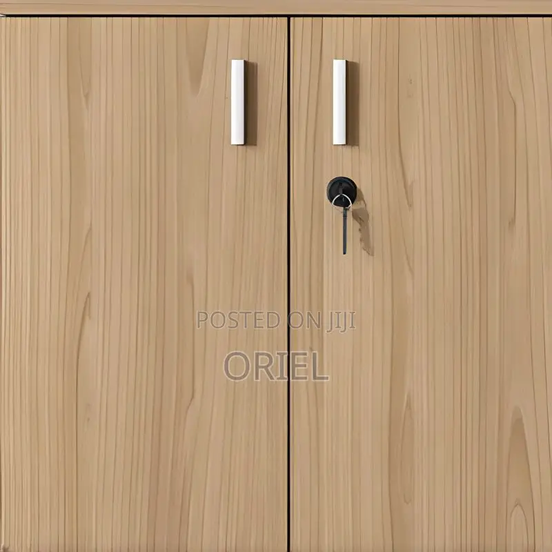 Office Credenza : Four-Door Wooden Office Credenza