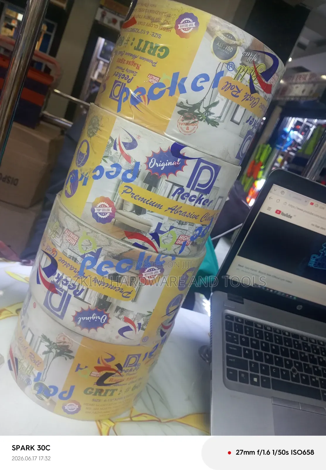 Pecker Sanding Paper 25mtrs