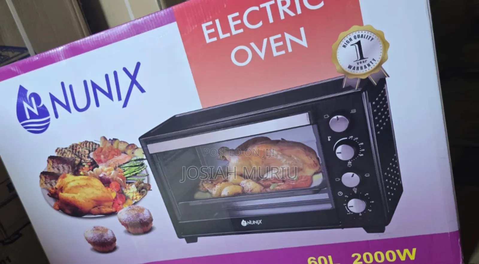 Nnix 60 Litres Electric Oven With Rosteries