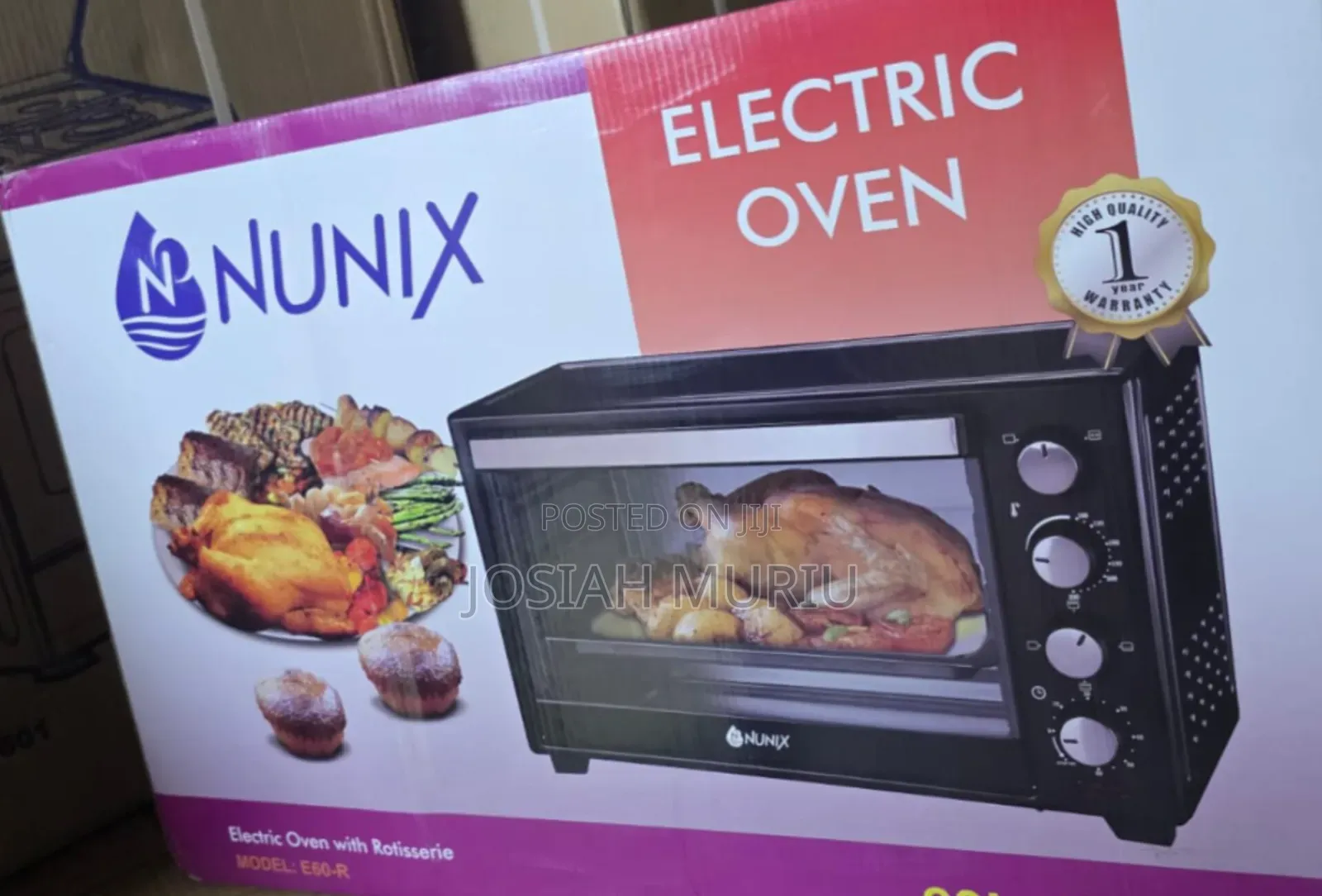 Nnix 60 Litres Electric Oven With Rosteries