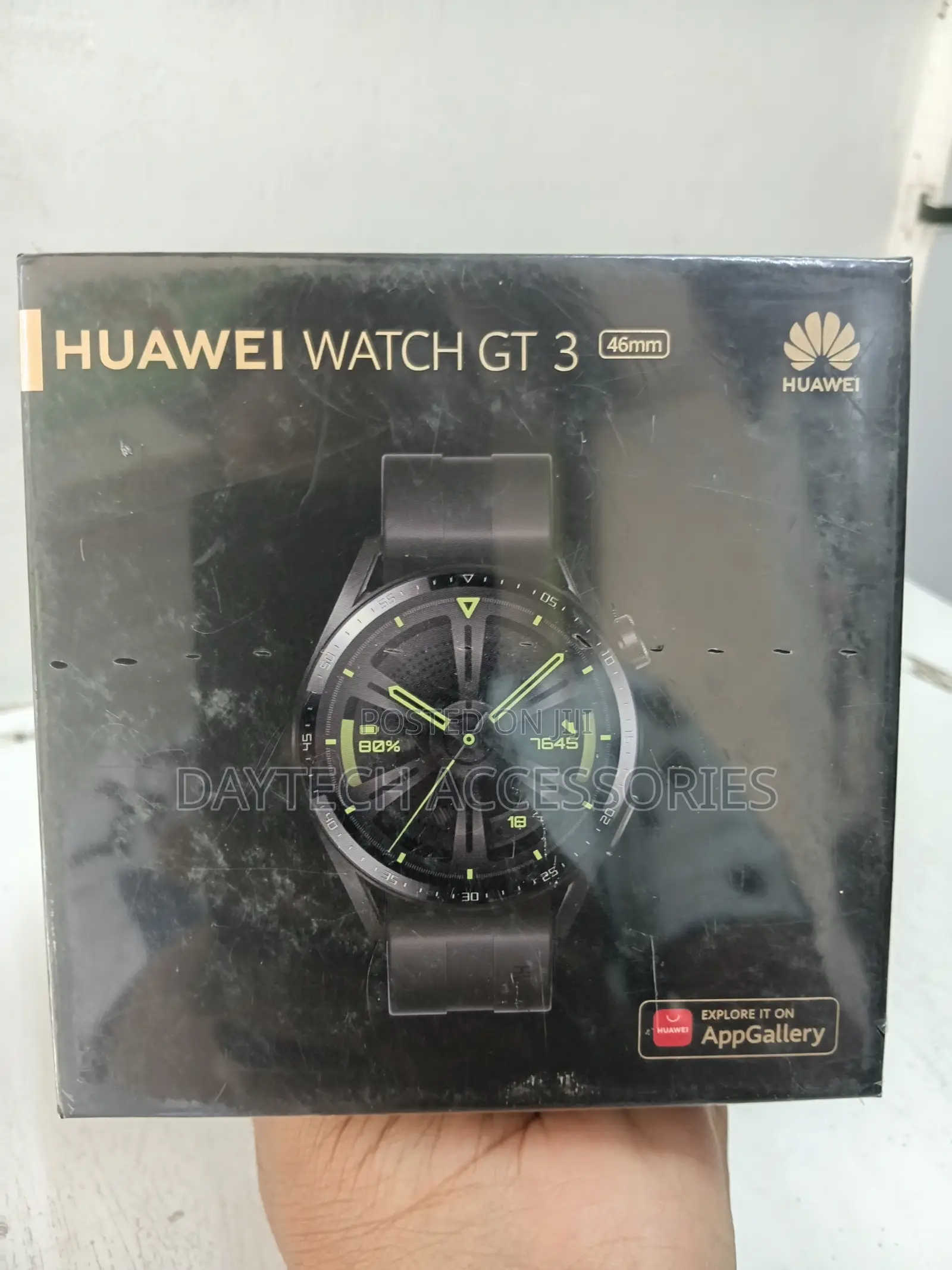 Huawei Watch Gt 3 Smart Watch 46mm Rubber 1.43 Inch Amoled Screen.