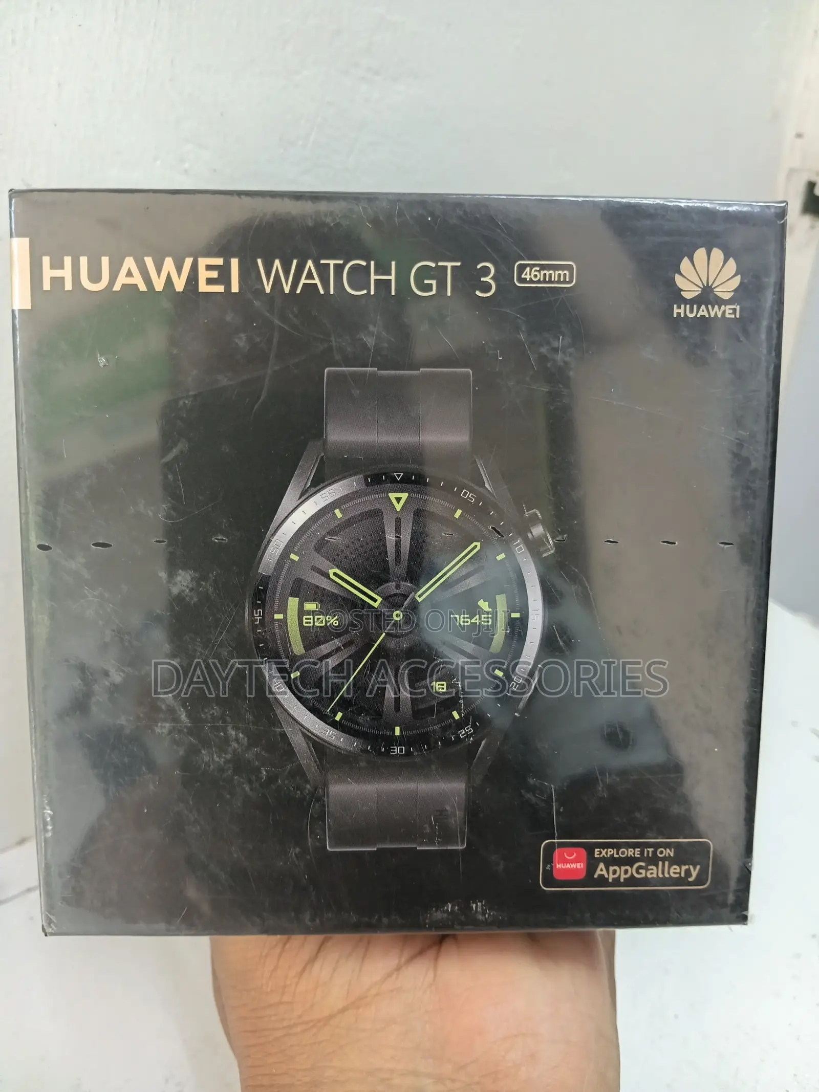 Huawei Watch Gt 3 Smart Watch 46mm Rubber 1.43 Inch Amoled Screen.
