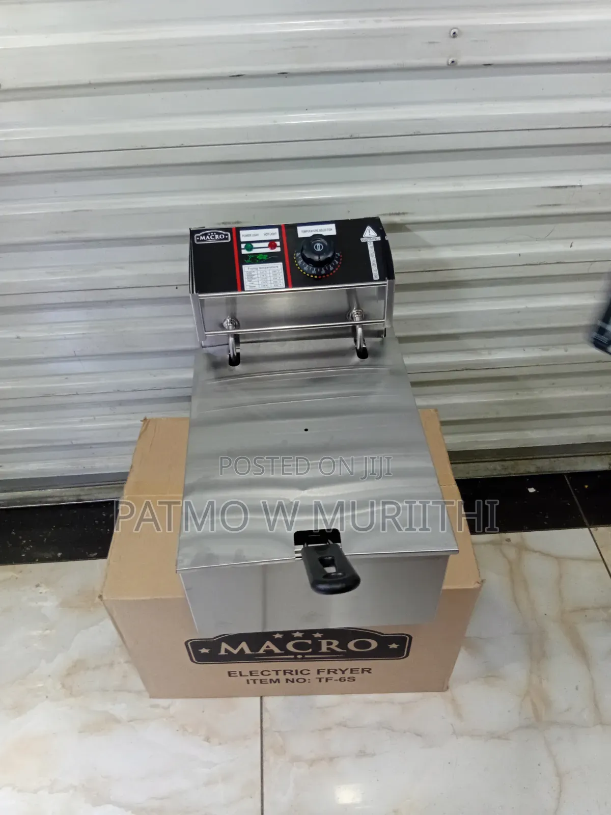 Marco Electric Single Deep Fryer 6 Litres