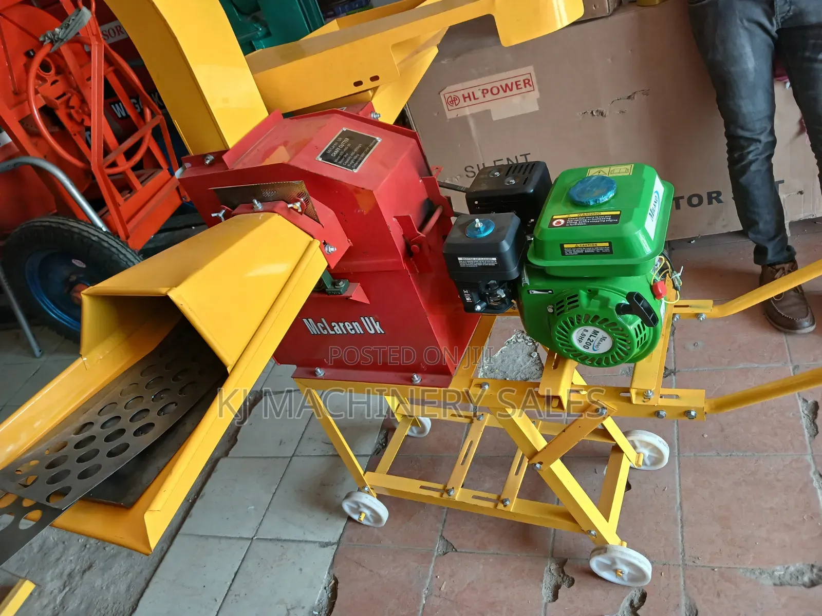 Heavy-Duty Petrol Feed Chopper