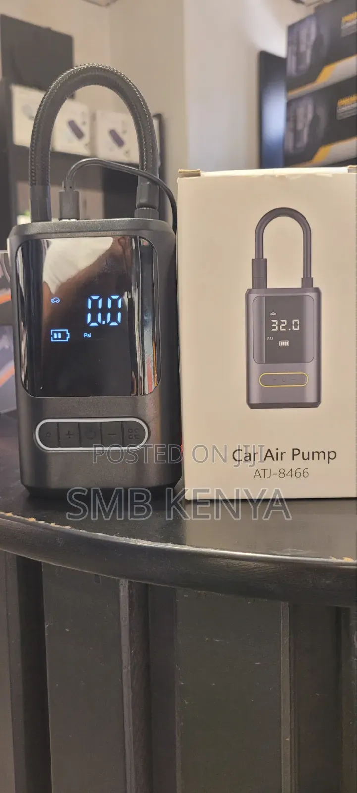 Portable Electric Car Tire Air Pump With LCD Display