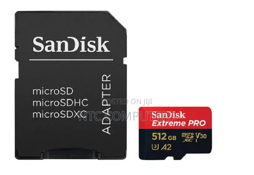 Sandisk Extreme Pro 512gb Microsdxc Up to 200mb/S Read V30 Video Speed
