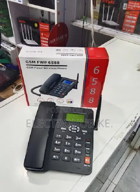 GSM 6588 Dual Sim Office Desk Phone Wireless Landline