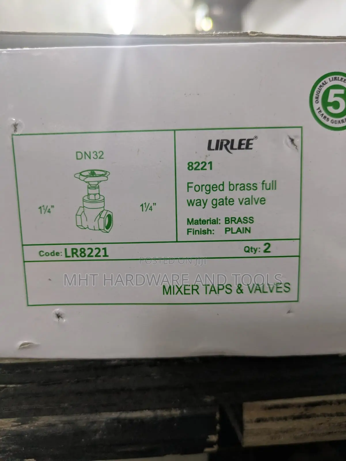 Gate Valve 1 1/4"