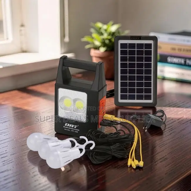 User-Friendly Easy Dat at 168 Solar Home Lighting System Kit