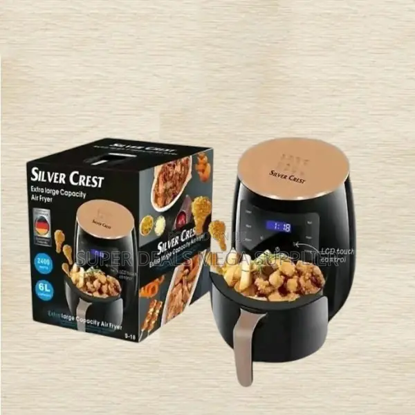 Spacious Silver Crest 4/5/6/8l Touch Screen Digital Air Fryer