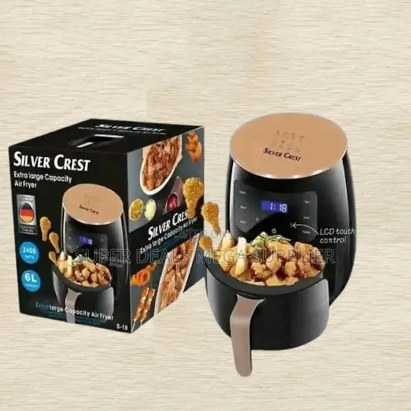 Smart Silver Crest 4/5/6/8l Touch Screen Digital Air Fryer