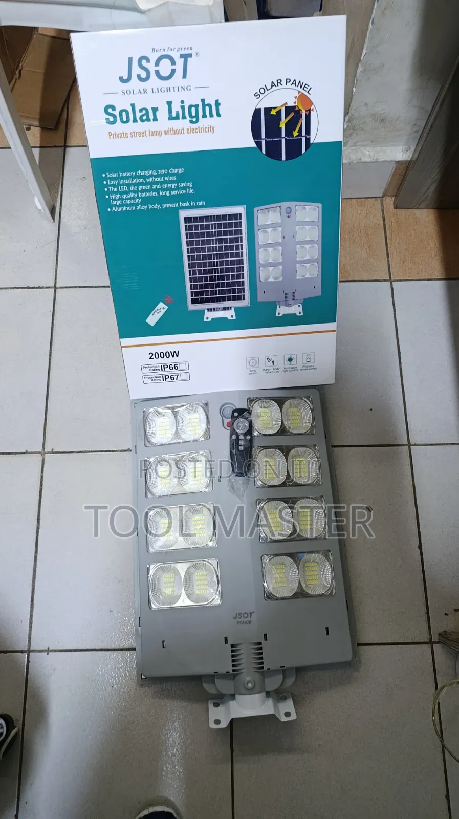 2000watts Jsot-Grey Solar Streetlight/2000watts Quality Street Light