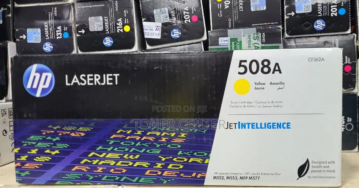 HP 508a (Cf362a) Genuine Yellow Toner Cartridge