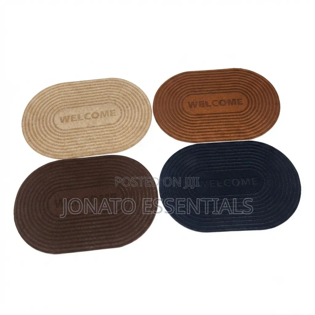 Oval Welcome Doormat Non-Slip Floor Mat