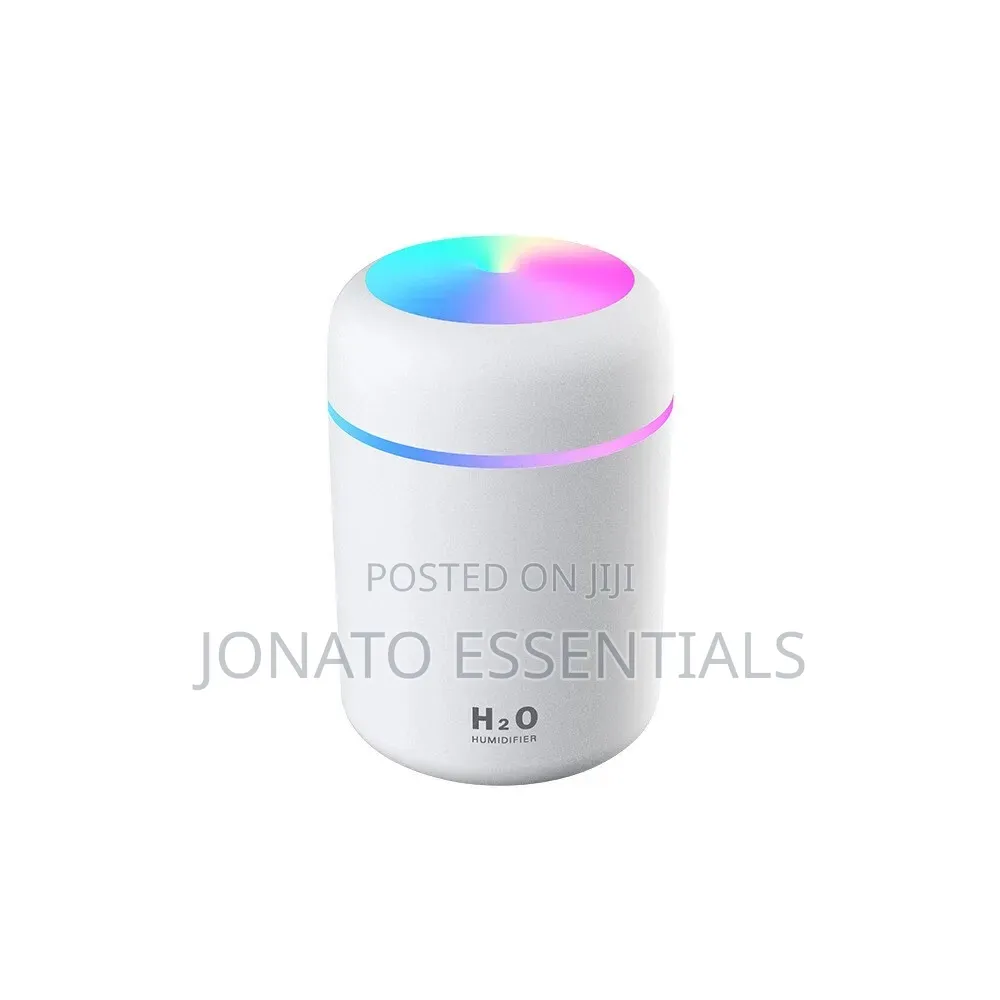 Portable Mini Humidifier USB LED Air Purifier Desk Office Bedroom