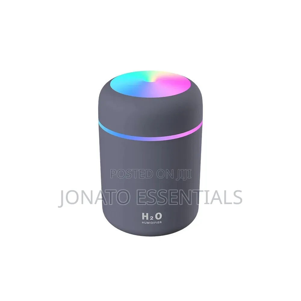Portable Mini Humidifier USB LED Air Purifier Desk Office Bedroom