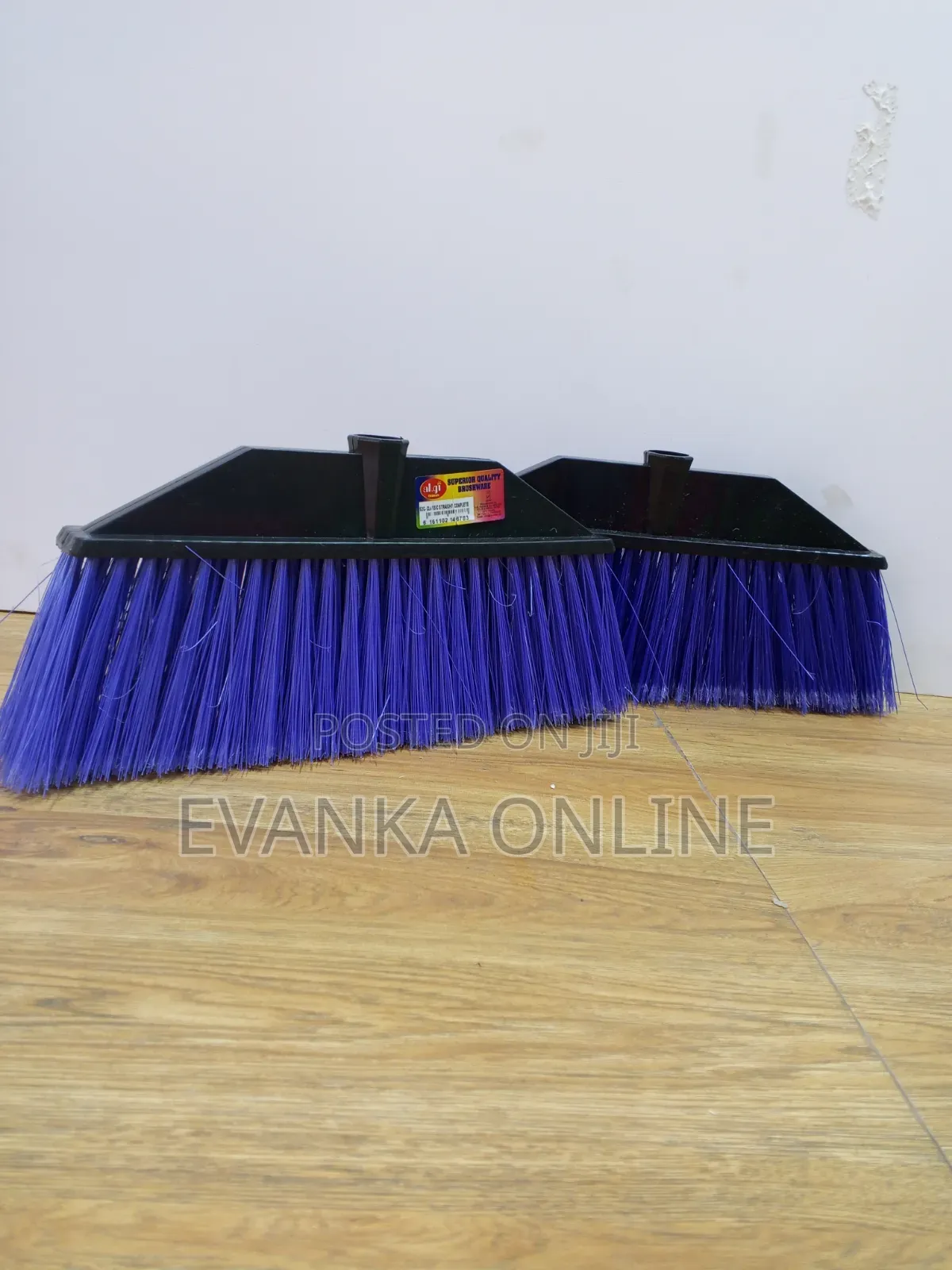 Algi Straight Broom Soft Long Bristles - Purple