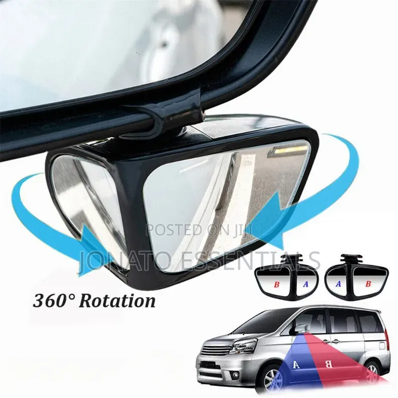 360 Adjustable Car Blind Spot Mirror Wide Angle Safety Accessory