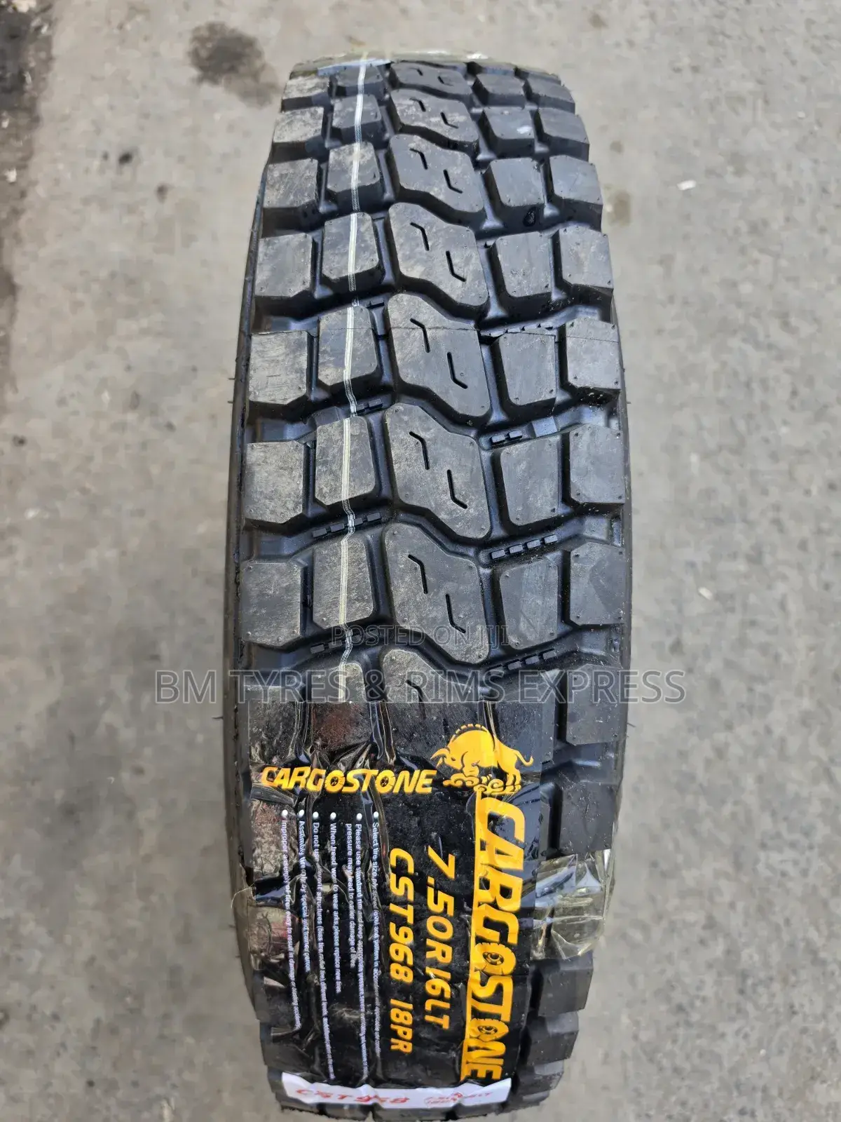 750 R16 Cargostone Tyres (Diff) Commercial.
