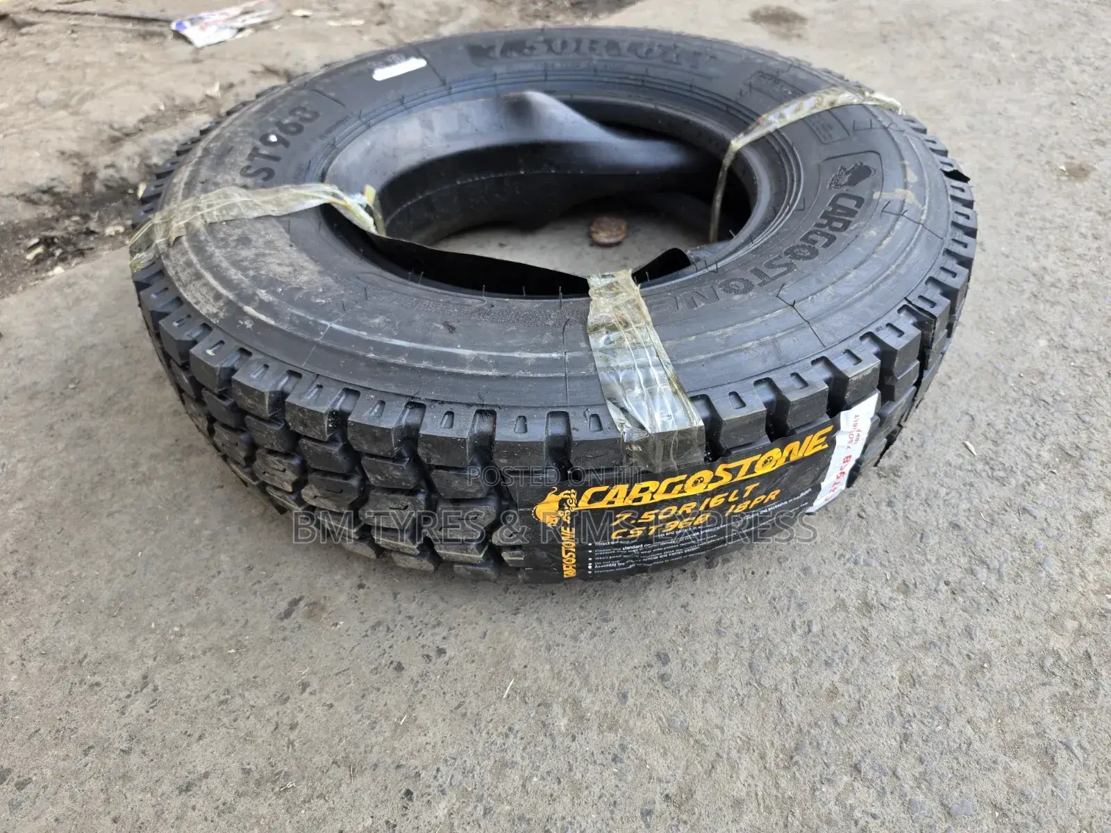 750 R16 Cargostone Tyres (Diff) Commercial.