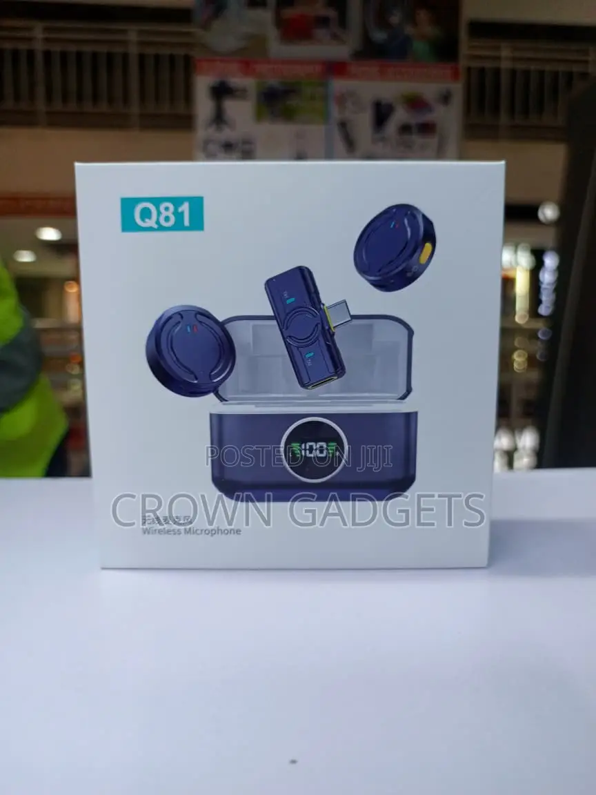 Q81 Clip-on Wireless Microphone Noise Cancelling for Vlog