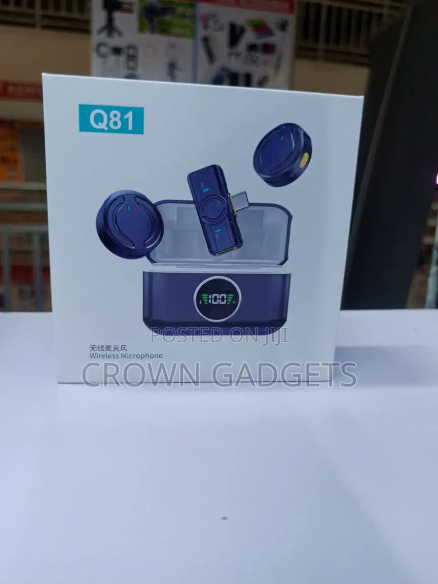 Q81 Clip-on Wireless Microphone Noise Cancelling for Vlog