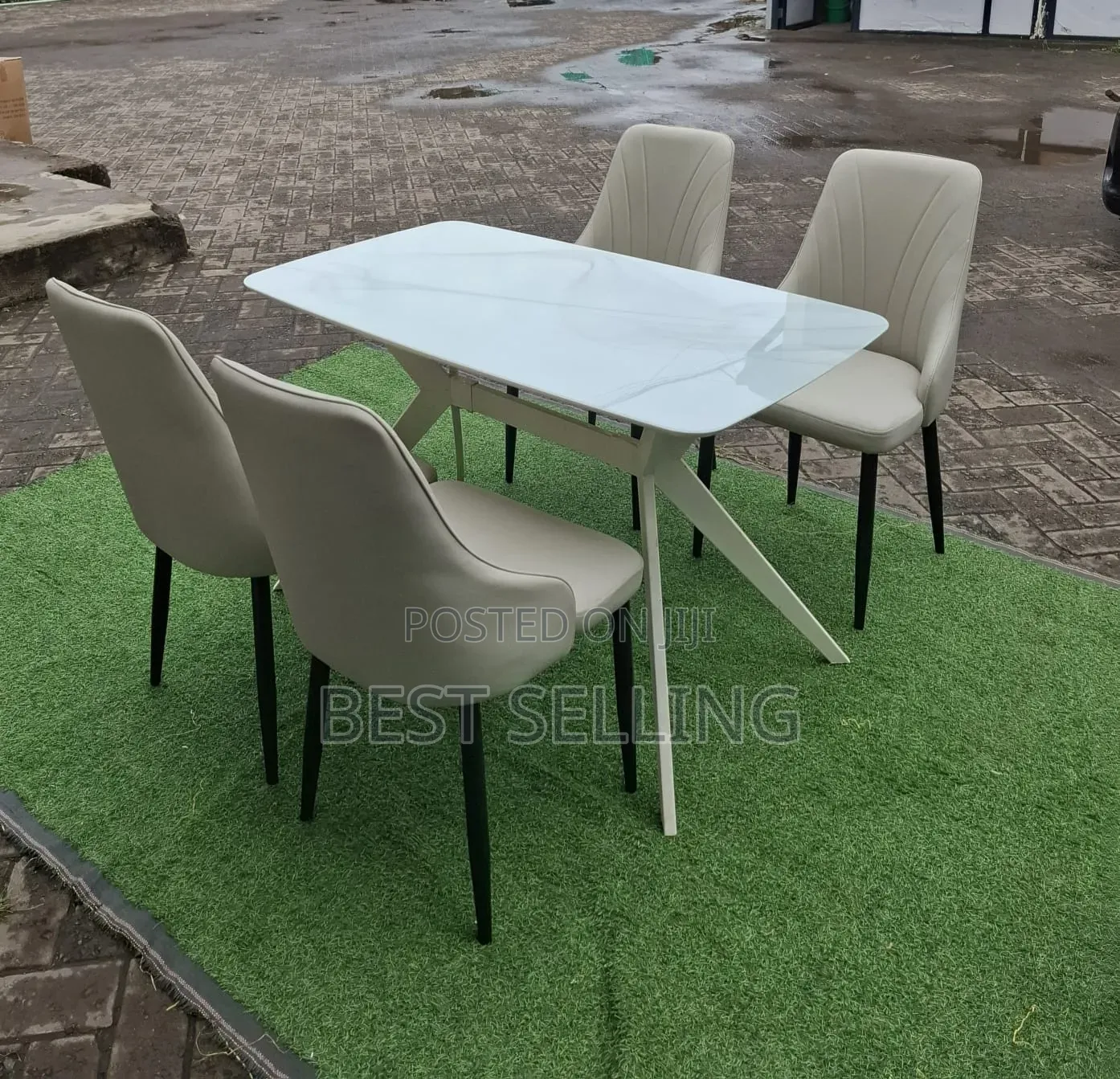 4 Seater Dining Set Multiple Colors of Chairs
