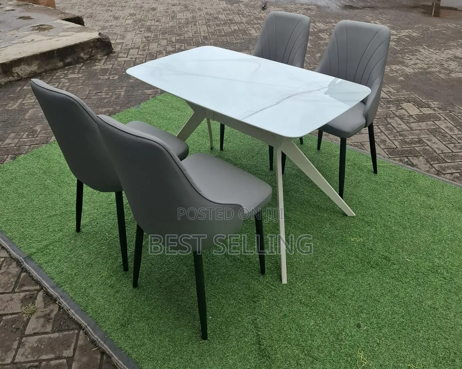 4 Seater Dining Set Multiple Colors of Chairs