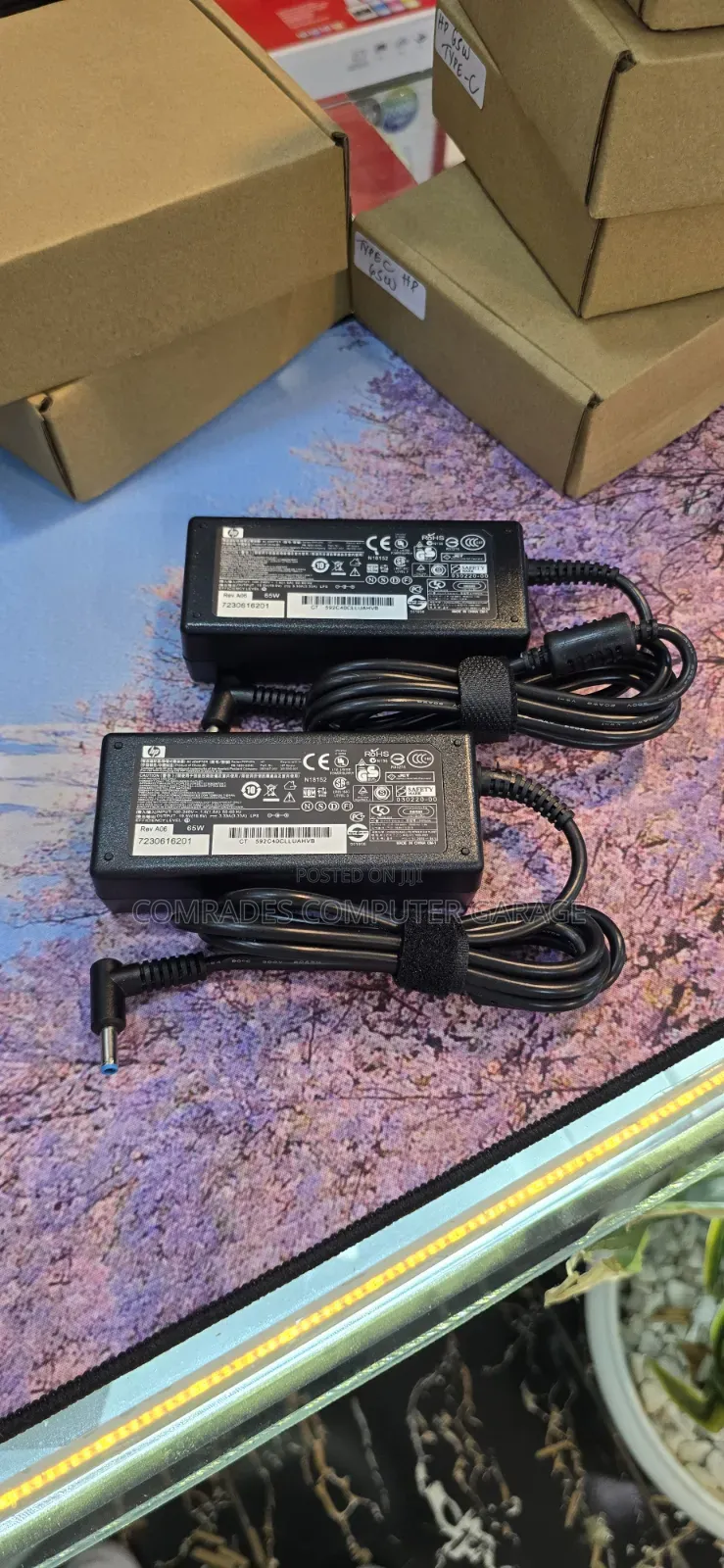HP EliteDesk 800g4 Charger 65w
