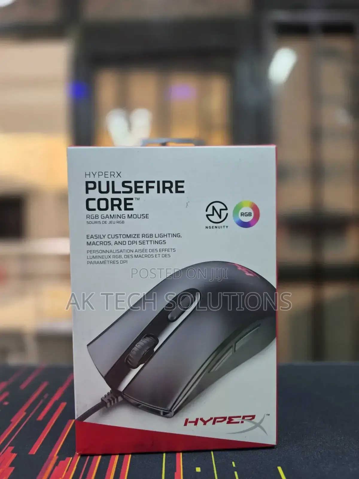 HYPERX PULSIFIRE Wired Gaming Mouse
RGB
6200 Dpi
7 Programmable Button