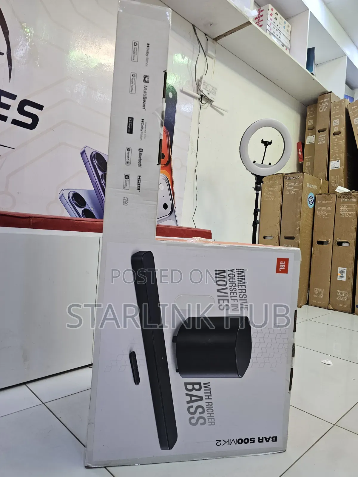 JBL Bar 500MK2 5.1 Channel Soundbar System With Dolby Atmos