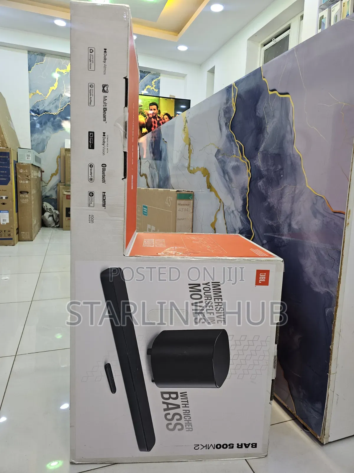 JBL Bar 500MK2 5.1 Channel Soundbar System With Dolby Atmos