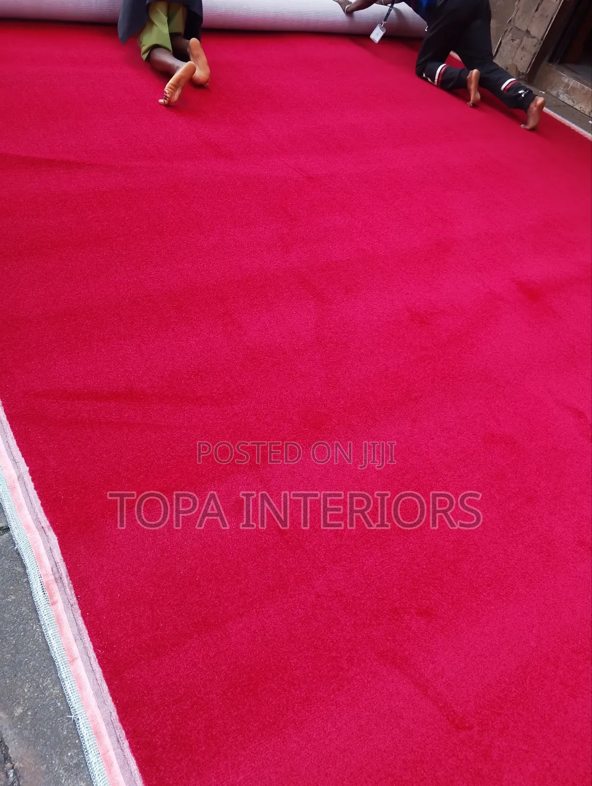 Fluffy Red Carpets Supply and Installation of Wall to Wall Carpets