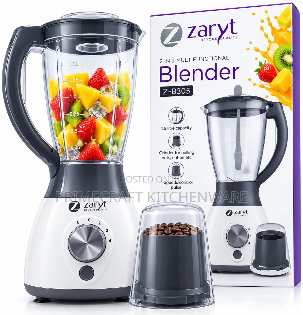 Zaryt 2 in 1 Blender Z-B305